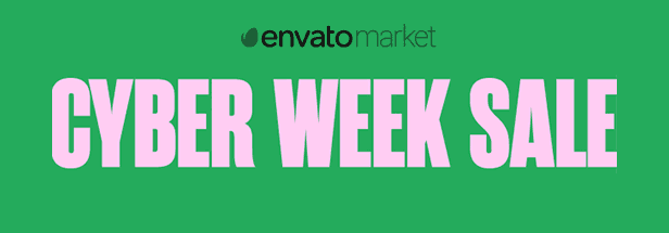 Envato Cyber Week Sale - 40% discount